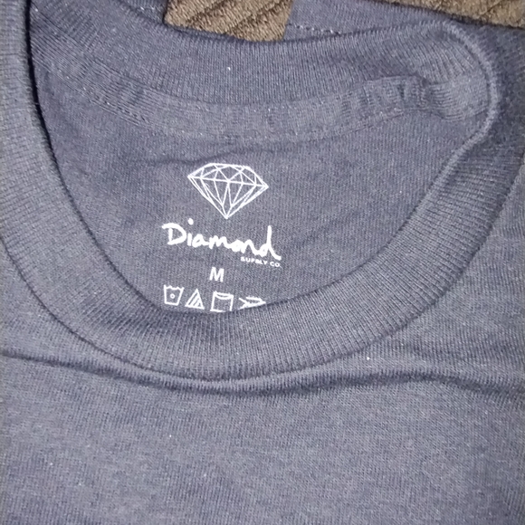 New Diamond Supply T-shirt Mens Black - Picture 2 of 2